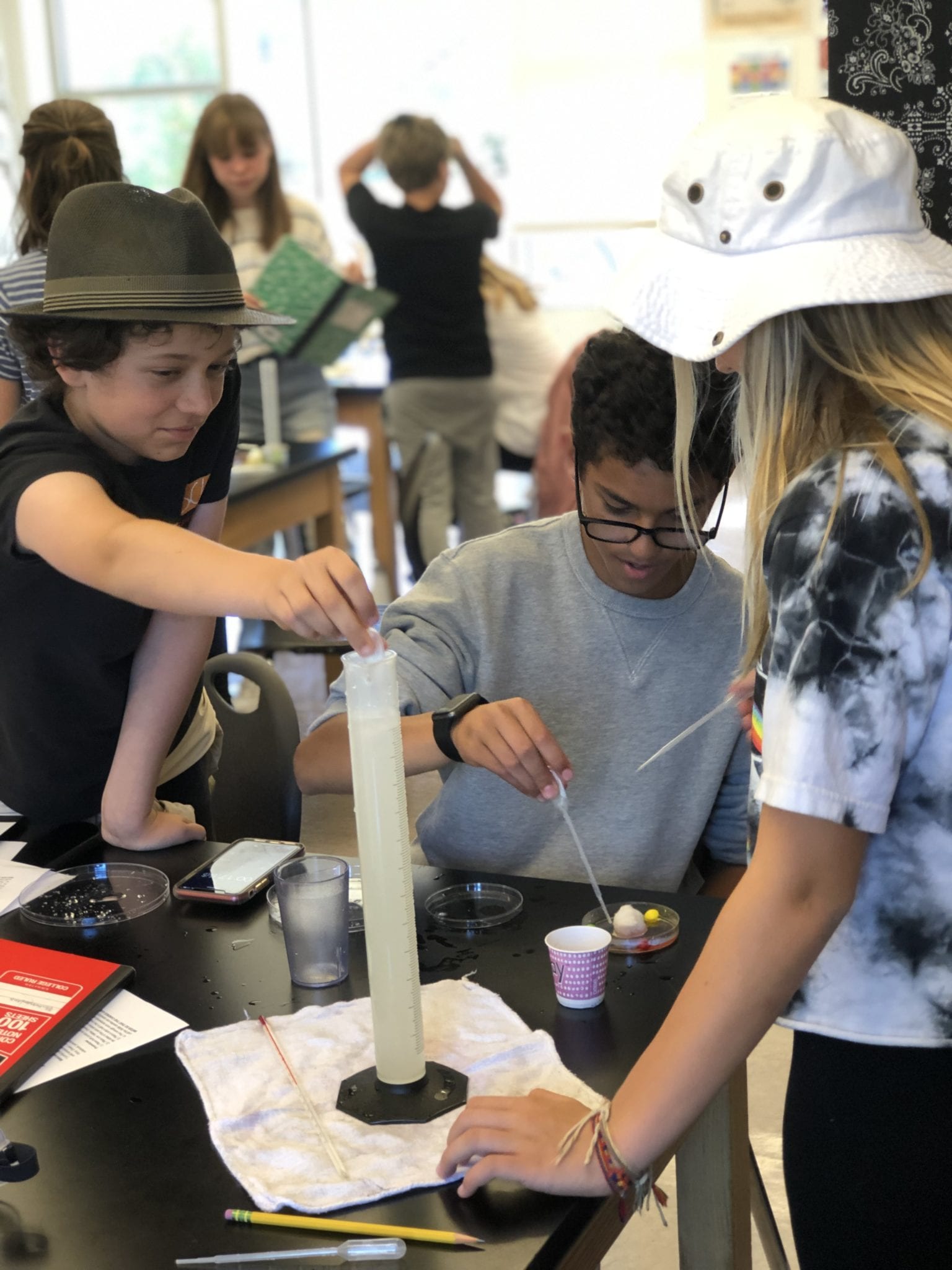 7th & 8th grade presenting at the Alameda County Science and