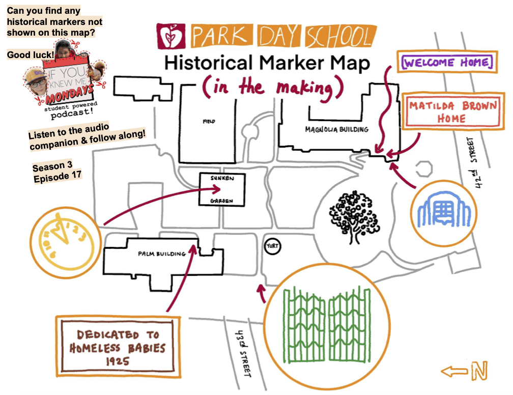 Campus Map of Historical Markers